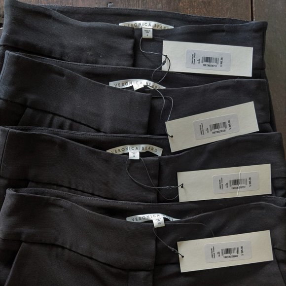 Veronica Beard BLACK Cormac Pants Trousers - Picture 4 of 8